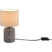 TRIO Tafellamp Mala 26cm rotan met creme