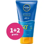 Nivea 1+2 Gratis: Protect & Moisture Zonnebrand Spf 50+ 150 Ml
