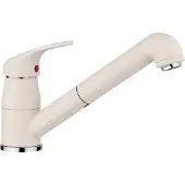 BLANCO Daras S - Keukenkraan met uittrekbare uitloop, zacht wit 526937