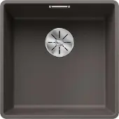 BLANCO SUBLINE 400-F, spoelbak van Silgranit in de kleur vulkangrau