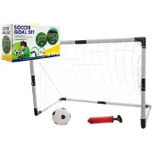 Teddies Branka voetbalset 2-in-1 + bal, plastic, in doos, afmetingen 43x24x16 cm