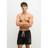 Marc o'polo Zwemshorts ' Woven ' zwart