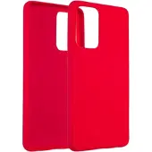 Beline Silicone Serie - Siliconen Hoesje - Samsung Galaxy A22 - Rood - Luxe Bescherming