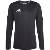 Adidas Entrada 26 Voetbalshirt Lange Mouwen Zwart Wit