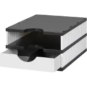 Styro Ladebox doc Uno Wit/Zwart (225 x 315 x 49 mm)