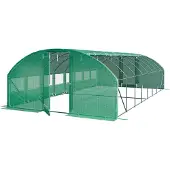 TOOLPORT Tunnelkas 4x8 m, PE-folie, groen
