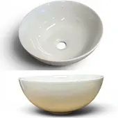 Casajoy Waskom rond 32x15 cm keramiek wit
