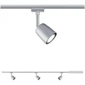 Paulmann URail Railspot Cover Startersset GU10 max. 3x10W dimbaar 230V Chroom mat, Chroom