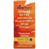 Sanopharm Vitamine K2 + D3 Druppels