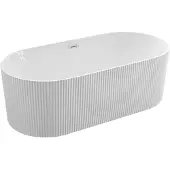 A&n&a aqualine Turia Strip Vrijstaand bad 170x80cm, wit