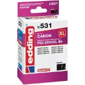 Edding Inktcartridge vervangt Canon PGI-2500BK XL Compatibel Zwart EDD-531 18-531