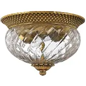 HINKLEY LED Plafondlamp Plantation | 2X E27 Max 60W | Dimbaar | Burnished Brass