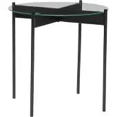 Hubsch Beam Bijzettafel Zwart