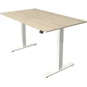 Kerkmann Büromöbelfabrik Move 1 Zit-sta-bureau Rechthoekig Ahorn T-Voet 1.400 (B) x 800 (D) x 1.230 (H) mm Melamine, staal
