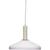 Hubsch Hanglampe , Apollo, dimbare, Wit, Eetkamer, Glas, Scandinavisch
