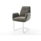 DELIFE Sledemodel Zoa-Flex bouclé zacht mud sledemodel vlak wit pocketveer kern