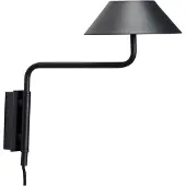 Hubsch Cover wandlamp zwart
