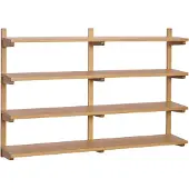 Hubsch Long wandplank naturel