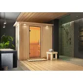 Karibu | Variado Sauna | Helderglas Deur | Kachel 9 kW Externe Bediening