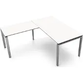 Kerkmann Büromöbelfabrik Hoekbureau Beta 160cm wit hoogte verstelbaar