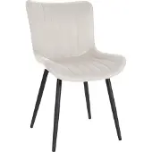 CLP Stoel Largo, crème kleur, materiaal: fluweel