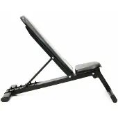 Muscle Power Opklapbare Trainingsbank - Zwart