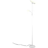 TRIO Vloerlamp Specter wit met leeslamp