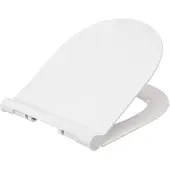 5five Simply Smart Toiletbril met zachte zitting, halfcirkelvormig