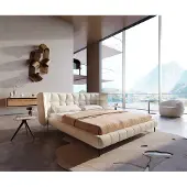 DELIFE Bedframe Capujo 180x200 cm Bouclé crèmewit