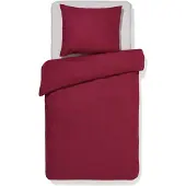 HEMA Dekbedovertrek 140x200/220cm Zacht Katoen Rood (rood)