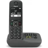 Gigaset AE690A draadloze telefoon met antwoordapparaat antraciet, Telefoon, Grijs