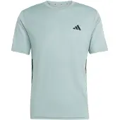 Adidas - WE Base 3-Stripes Tee - Sportshirt XXL - Regular, grijs