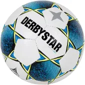 Derbystar Classic Light II Voetbal 8 x 1 Vlakken Maat 5 Wit Blauw Geel