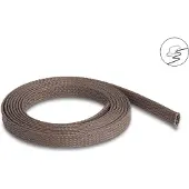 DeLOCK Braided Sleeve rodent resistant stretchable 2 m x 12 mm brown