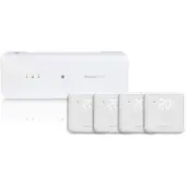 Honeywell Home Zoneregelaar HCC100 + 4x Home Thermostaat DT4R Draadloos Wit