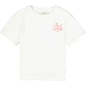 Garcia Shirt lichtblauw / citroengeel / lichtrood / wit