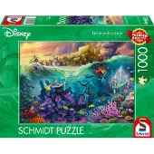 Schmidt puzzel Disney De Kleine Zeemeermin Ursula 1000 stukjes legpuzzel.
