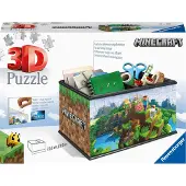 Ravensburger Puzzle 3D Boîte de rangement Minecraft 216 pièces