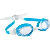 SportMe Zwembril Junior - Blauw/Wit - Anti-Condens - UV-protectie