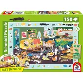 Schmidt - Legpuzzel - Grappige Katten Chaos - 150 stukjes - Kinderen - vanaf 7 jaar