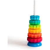 FAT BRAIN Spin Again Construction Game Veelkleurig Kinderen