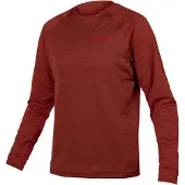 Endura - Singletrack Fleece - Fietsshirt L, rood