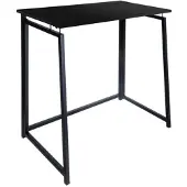 Ruhhy 26117 Opklapbare houten tafel, 80 x 75 x 40 cm, zwart