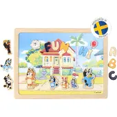 Bluey Spel lichtblauw / lichtbruin / lichtgeel / lichtgroen