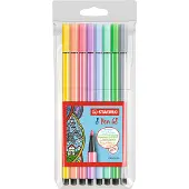 Stabilo pen 68 - Set van 8 pastelkleuren - Etui 68/8-01