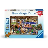 Ravensburger Airplane & Train Repair Puzzel (2x24 stukjes)