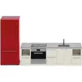 Lundby Spel grijs / rood / zwart / wit