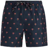 Protest Zwemshorts 'Mascot' navy / watermeloen rood / wit