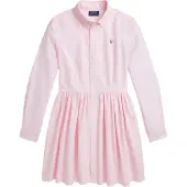 Ralph Lauren Overhemdjurk met labelstitching en button-downkraag
