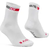 Gripgrab - Classic Regular Cut Zomer Fietssokken 1 Paar Coolmax Wielersport Sokken - Wit - Unisex - Maat S (38-41)